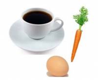 Cà rốt, trứng hay cà phê?